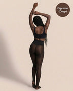 Sheer Illusion Fleece-Lined Tights